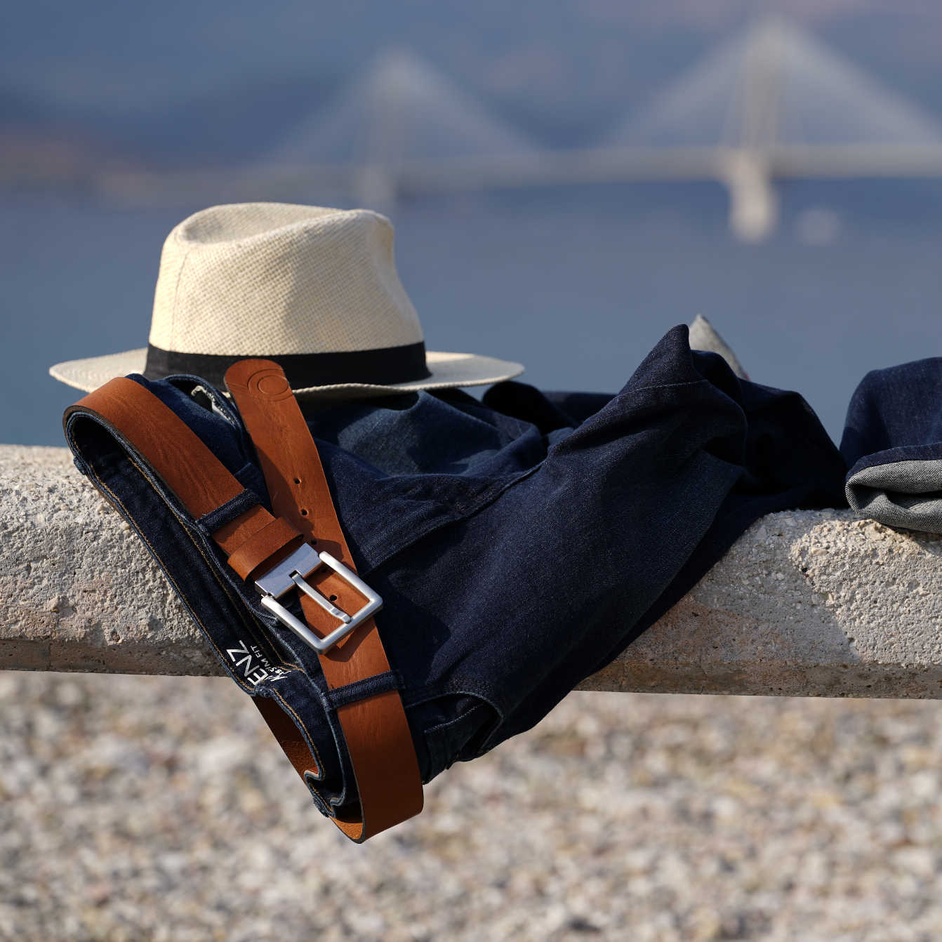 Ledergürtel Herren mit Klips-Schnalle – einfaches Kürzen